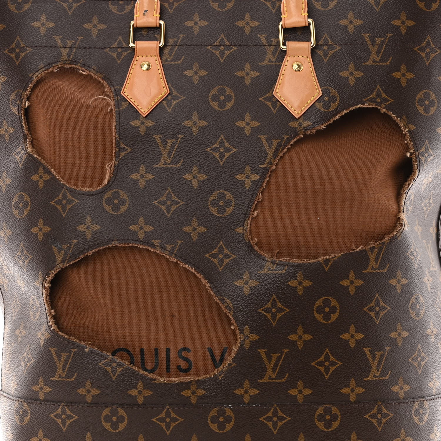 Louis Vuitton Monogram Rei Kawakubo Bag With Holes 10 of 16