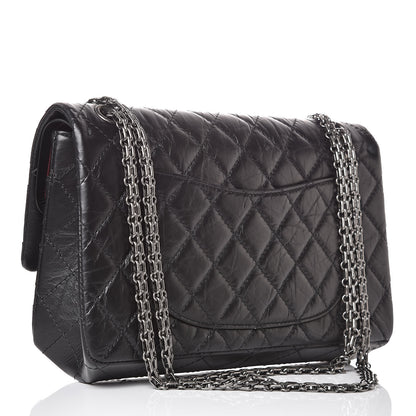 Chanel Aged Calfskin Quilted 2.55 Reissue 226 Flap Black 3 of 8