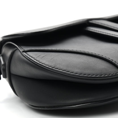 Christian Dior Ultra Matte Calfskin Mini Saddle Bag Black 9 of 12