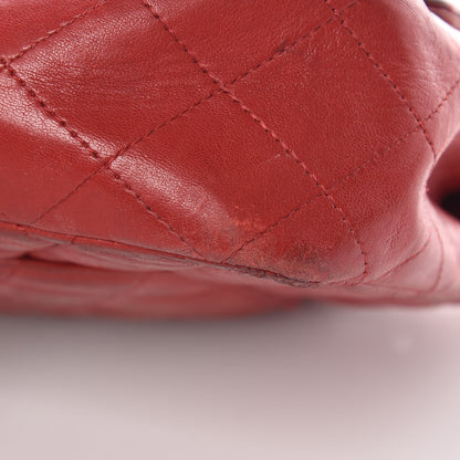 Chanel Lambskin Quilted Medium Double Flap Red 12 of 22