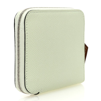 Hermes Epsom Silk'In Compact Wallet Vert Fizz 3 of 8