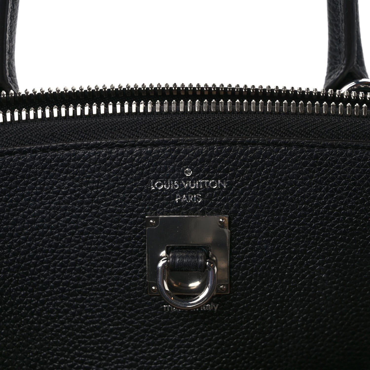 Louis Vuitton Taurillon City Steamer MM Black Beige 6 of 8