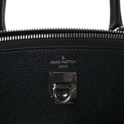 Louis Vuitton Taurillon City Steamer MM Black Beige 6 of 8