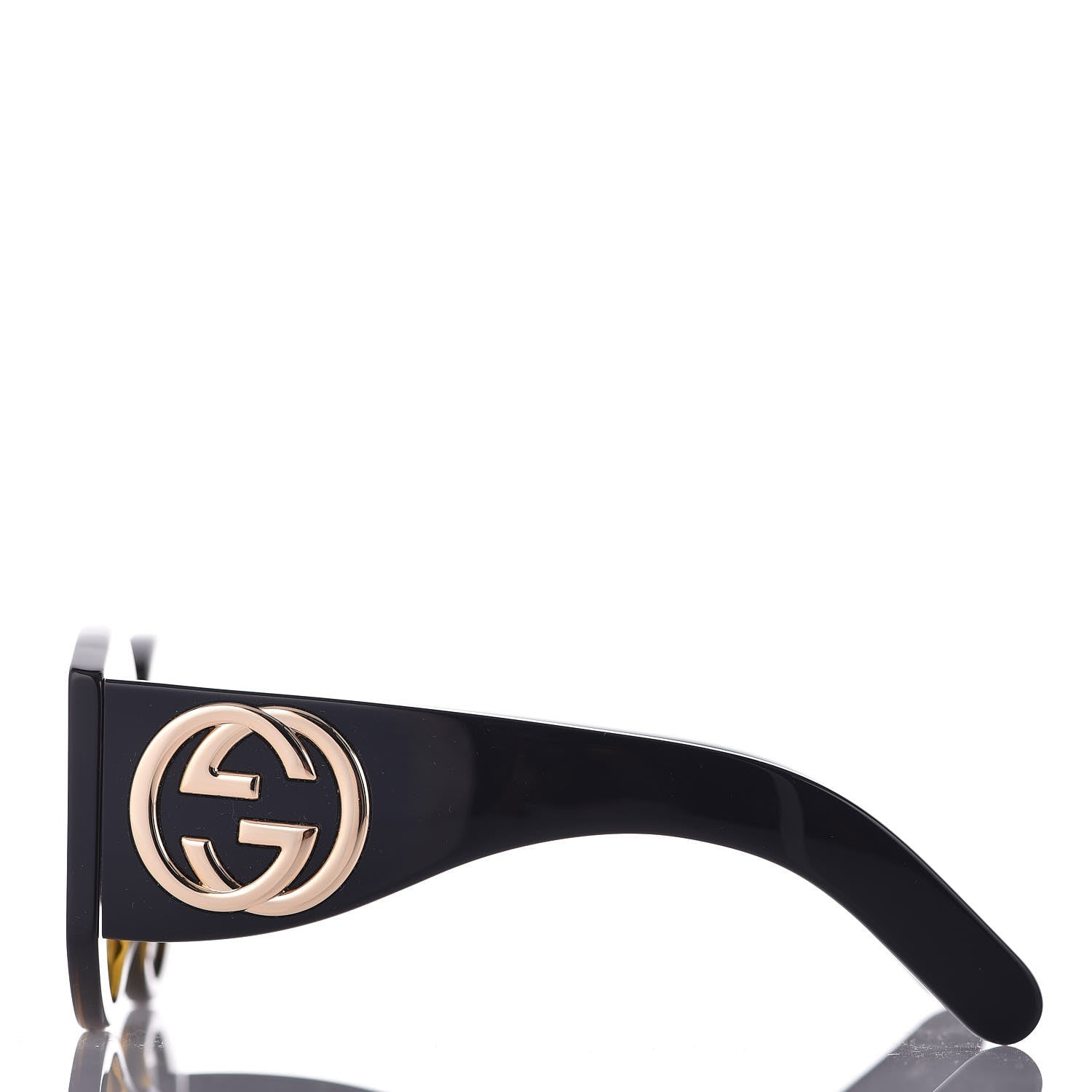 Gucci Acetate Round Frame Sunglasses GG 0177S Brown 3 of 8