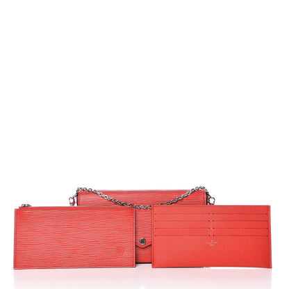 Louis Vuitton Epi Pochette Felicie Coquelicot 3 of 11