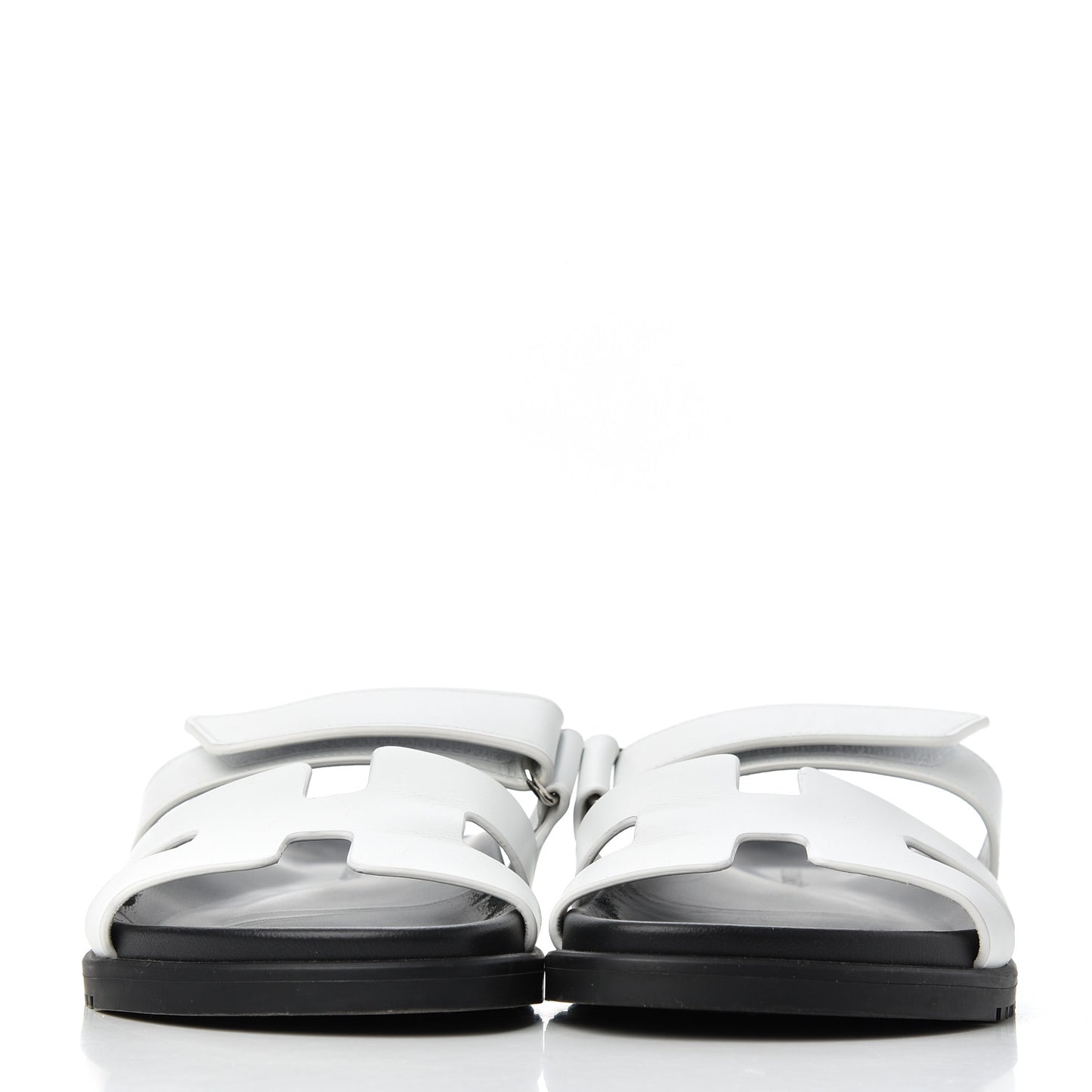 Calfskin Womens Chypre Sandals 38 White