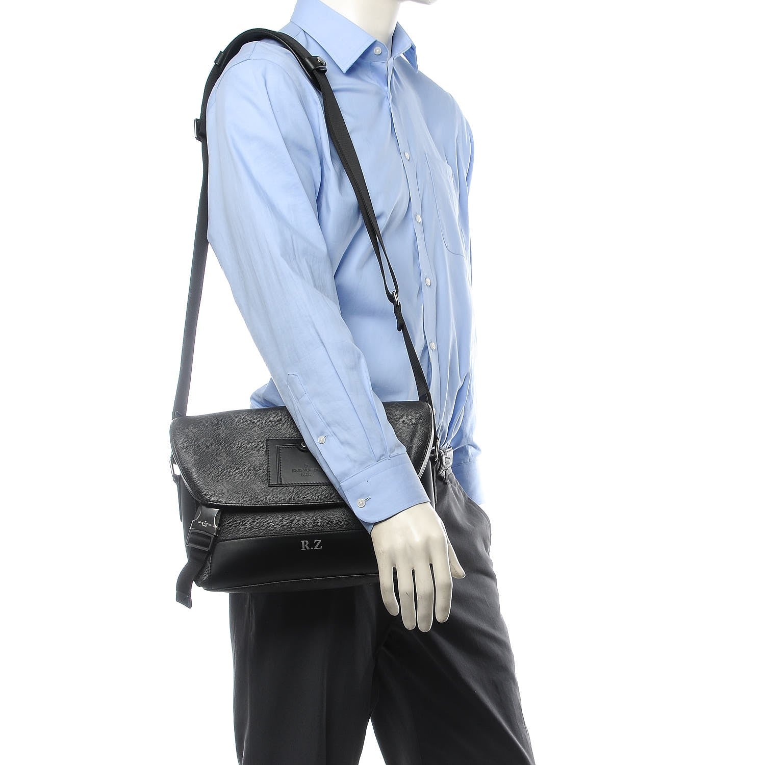 Louis Vuitton Monogram Eclipse Voyager PM Messenger 2 of 10