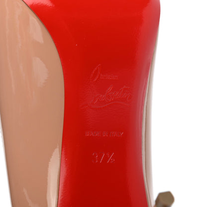 Christian Louboutin Patent Kate 85 Pumps 37.5 Nude 7 of 7