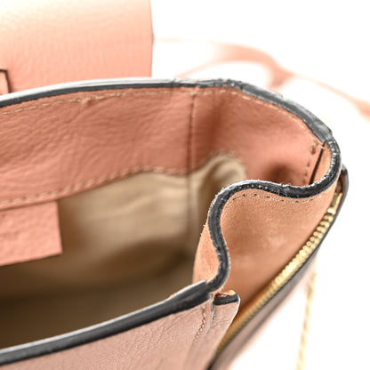 Chloe Suede Calfskin Small Faye Backpack Nougat 12 of 13