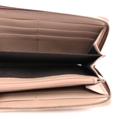 Gucci Calfskin Matelasse GG Marmont Zip Around Wallet Porcelain Rose 5 of 8
