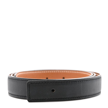 Hermes Swift Epsom 24mm Belt Strap 90 36 Black Gold 1 of 6