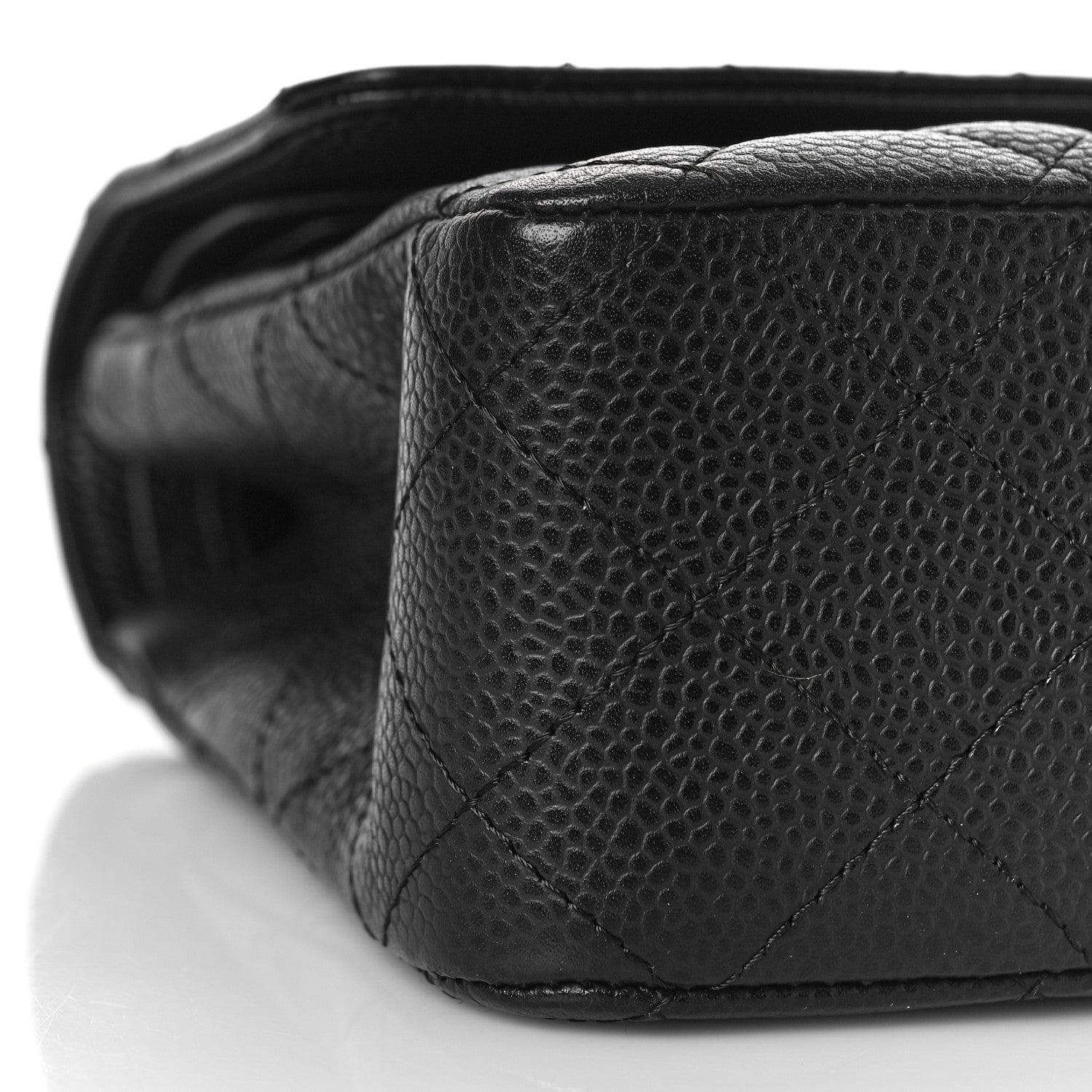 Chanel Caviar Quilted Medium Double Flap Black 10 of 11