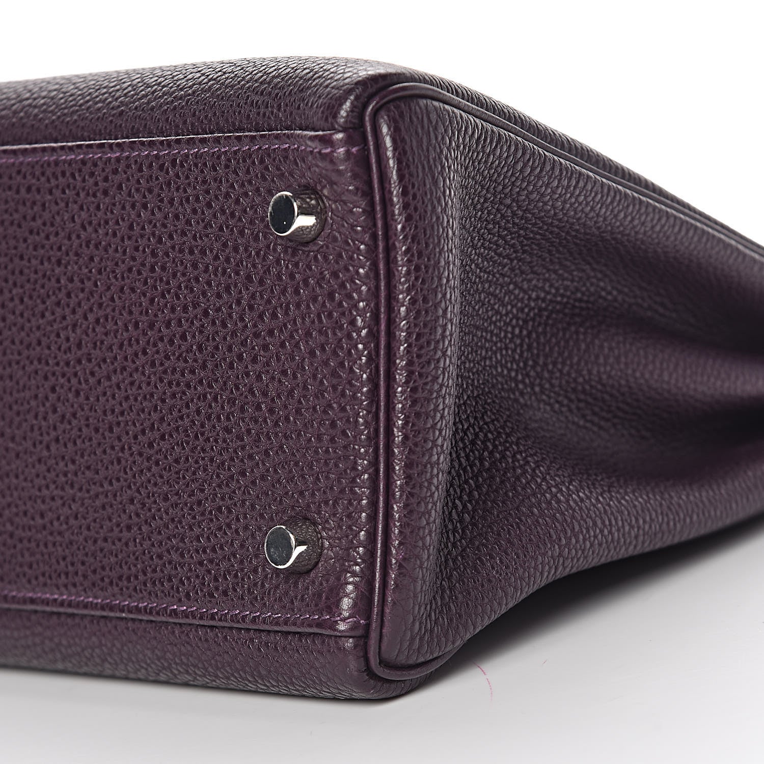 Hermes Togo Kelly Retourne 32 Raisin 11 of 17
