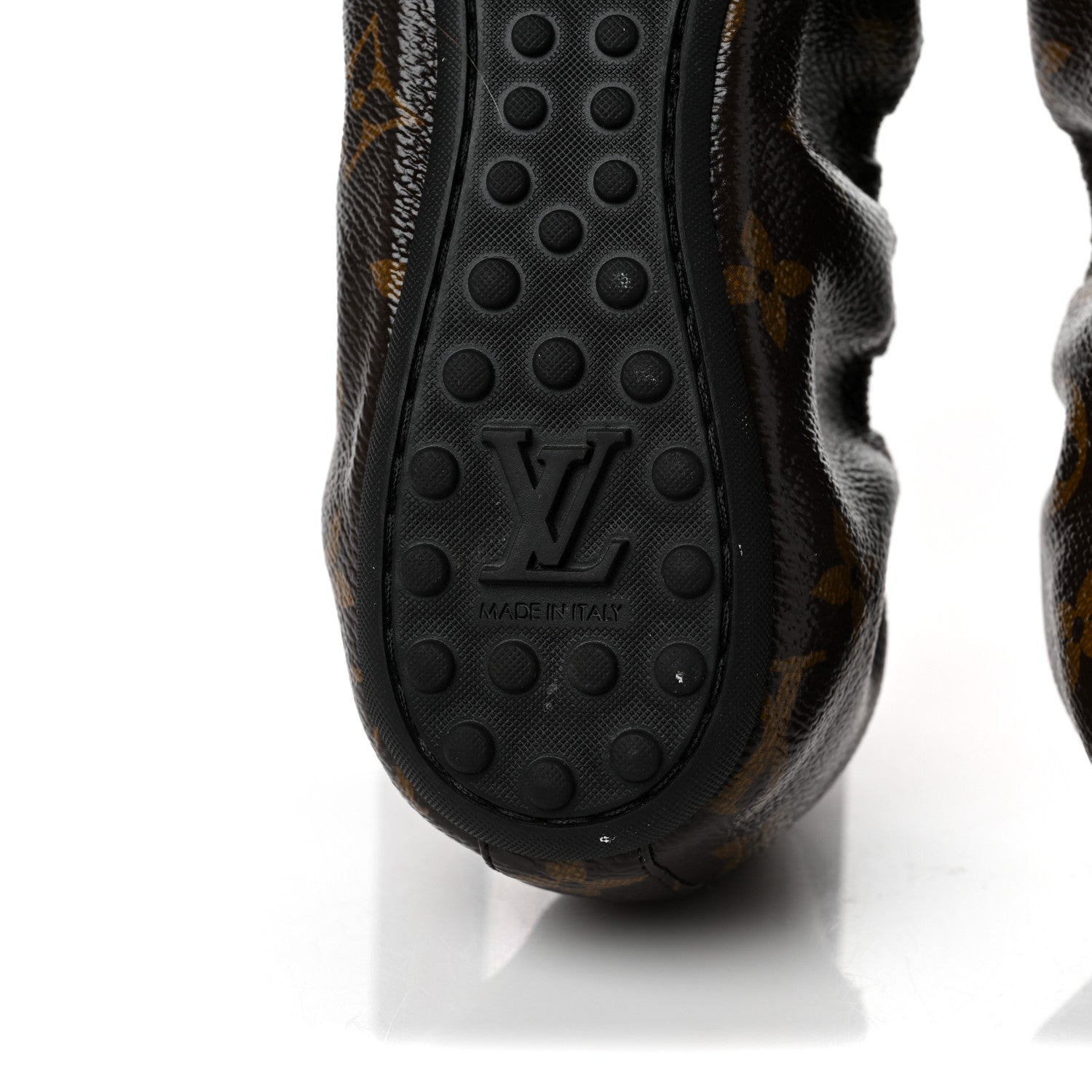 Louis Vuitton Monogram Patent Flirty Ballerina Flats 38 Coquelicot 6 of 7