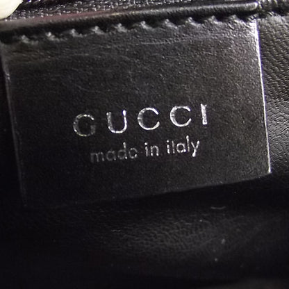 Gucci Leather Logo Shoulder Bag Black 6 of 9