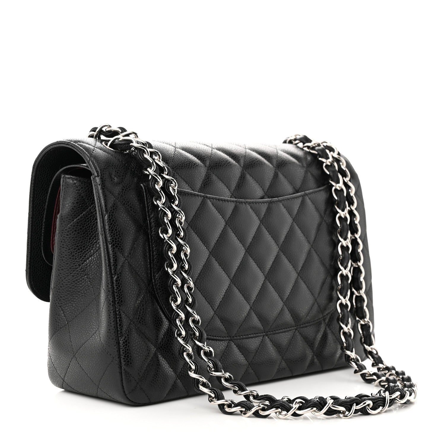 Chanel Caviar Quilted Jumbo Double Flap Black 3 of 11