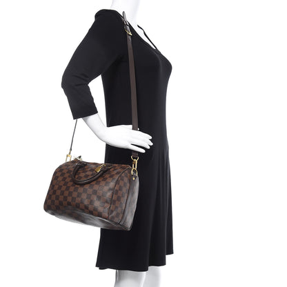 Louis Vuitton Damier Ebene Speedy Bandouliere 25 2 of 15
