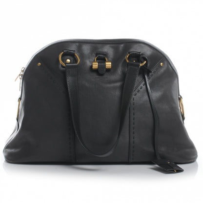 Saint Laurent Leather Large Muse Dark Grey 1 of 12