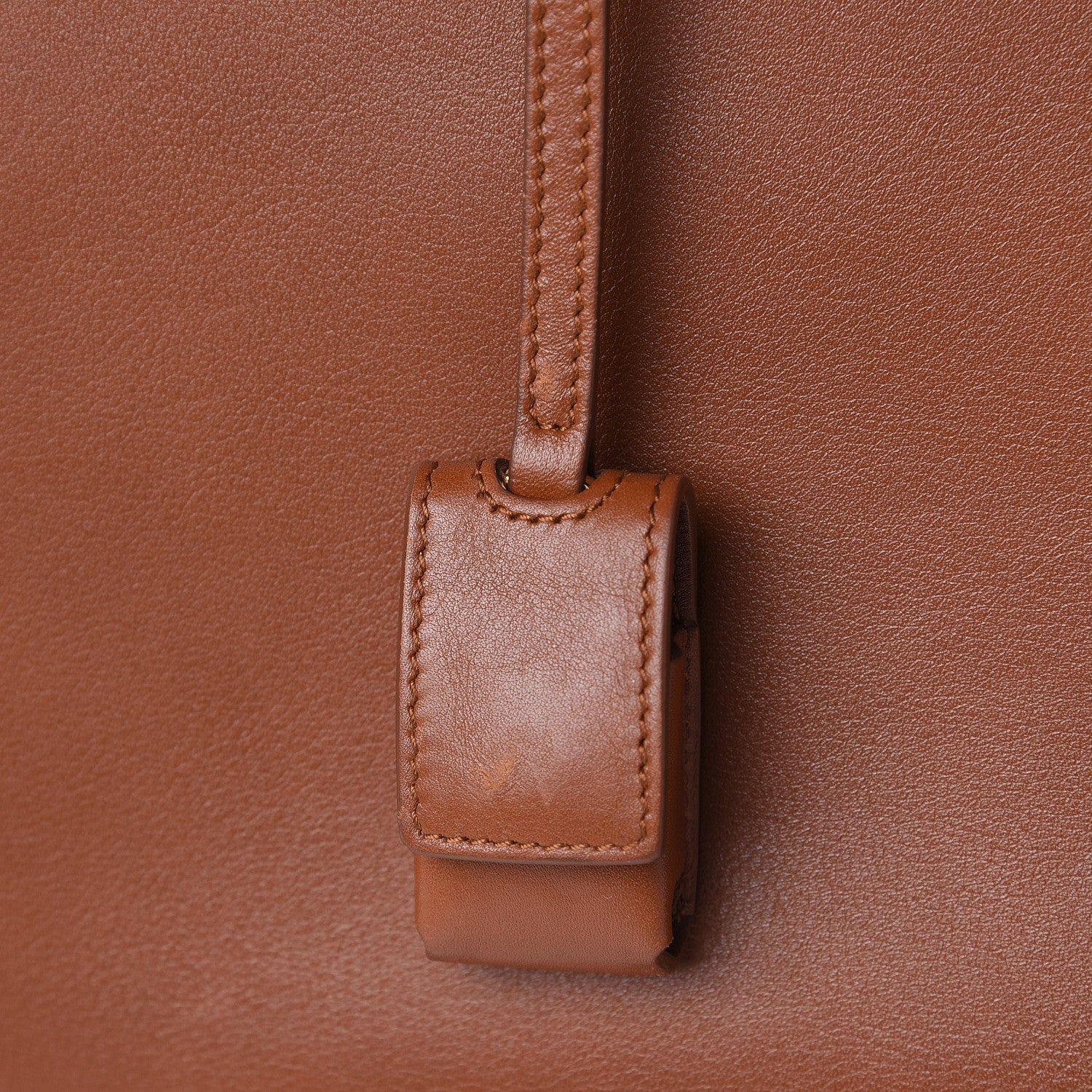 Saint Laurent Calfskin Large Sac De Jour Carryall Cognac 11 of 32
