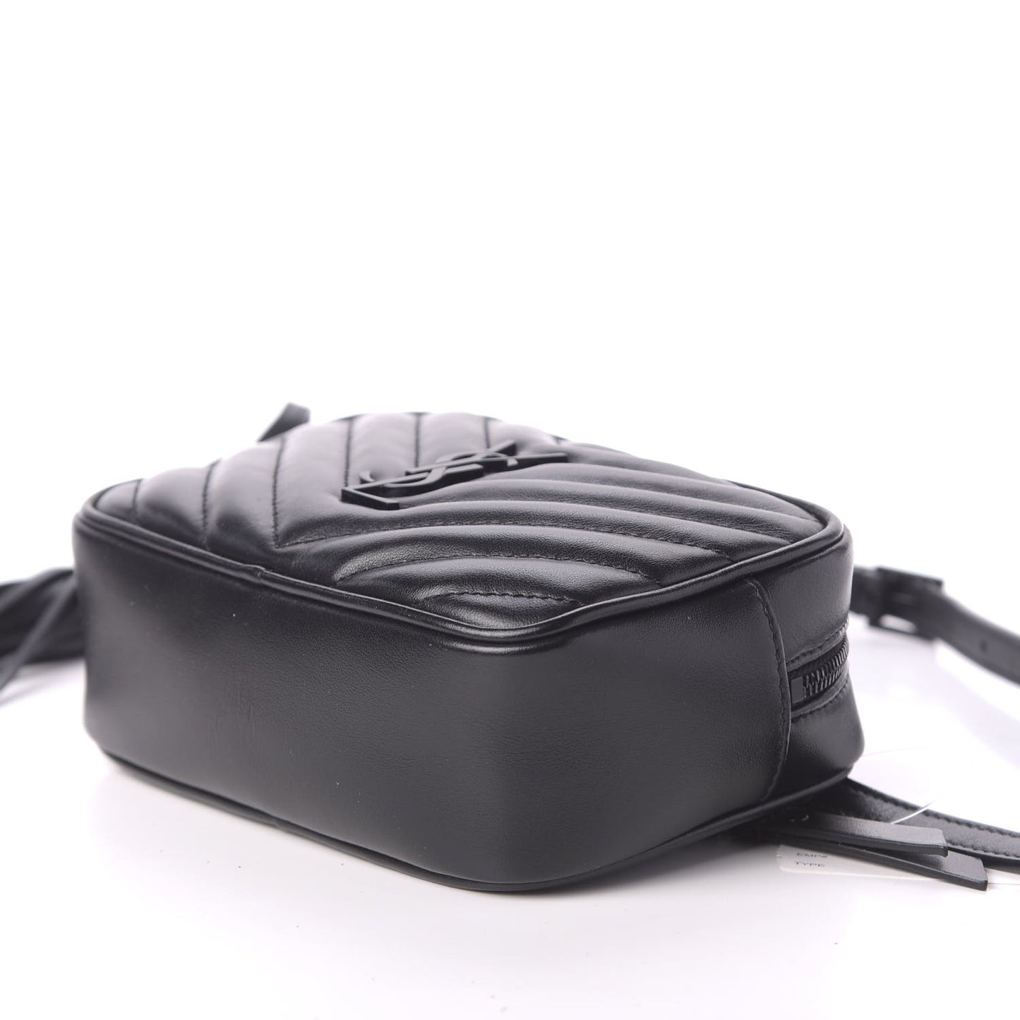 Calfskin Matelasse Monogram Lou Belt Bag Black