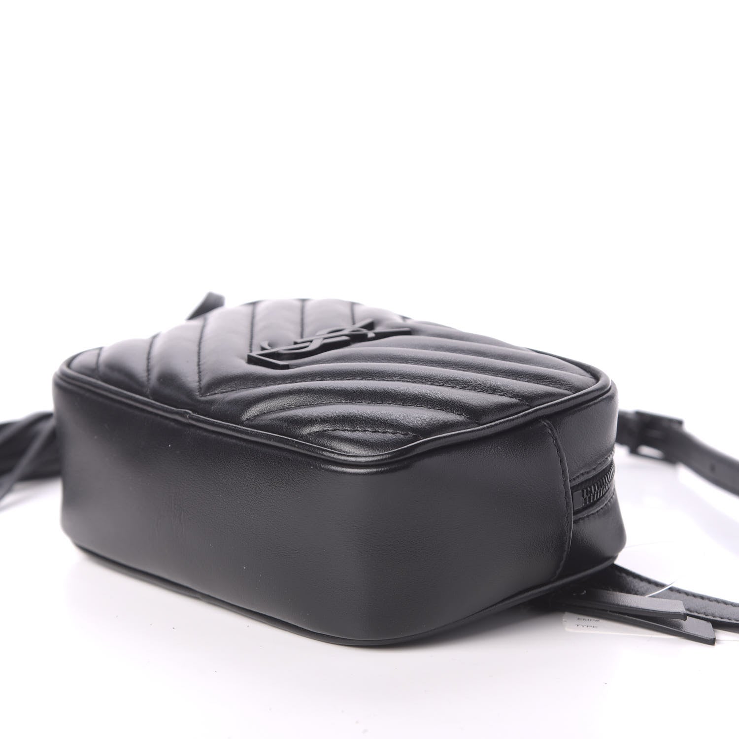 Saint Laurent Calfskin Matelasse Monogram Lou Belt Bag Black 7 of 10