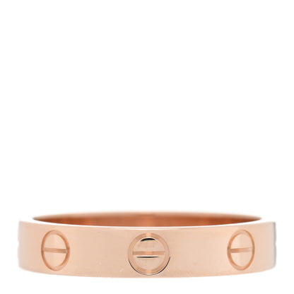 Cartier 18K Pink Gold 3.5mm LOVE Wedding Band Ring 52 6 3 of 5