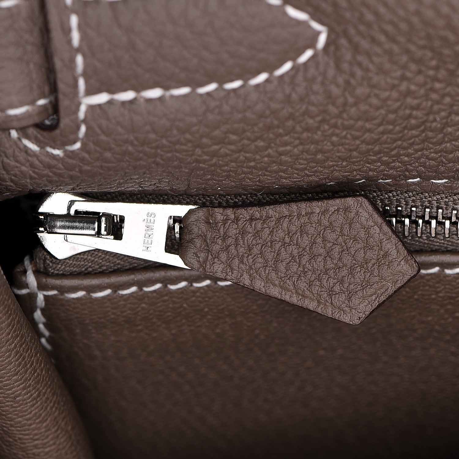 Hermes Togo Kelly Retourne 28 Etoupe 15 of 36