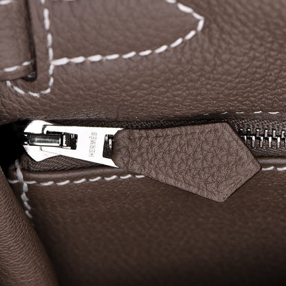 Hermes Togo Kelly Retourne 28 Etoupe 15 of 36