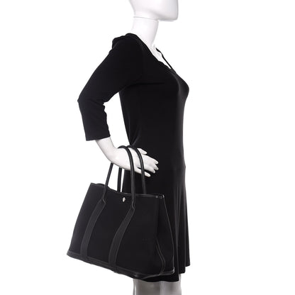 Hermes Toile Negonda Garden Party Tote 36 MM Black 2 of 13