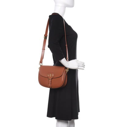 Christian Dior Box Calfskin Medium Bobby Flap Dark Tan 2 of 9