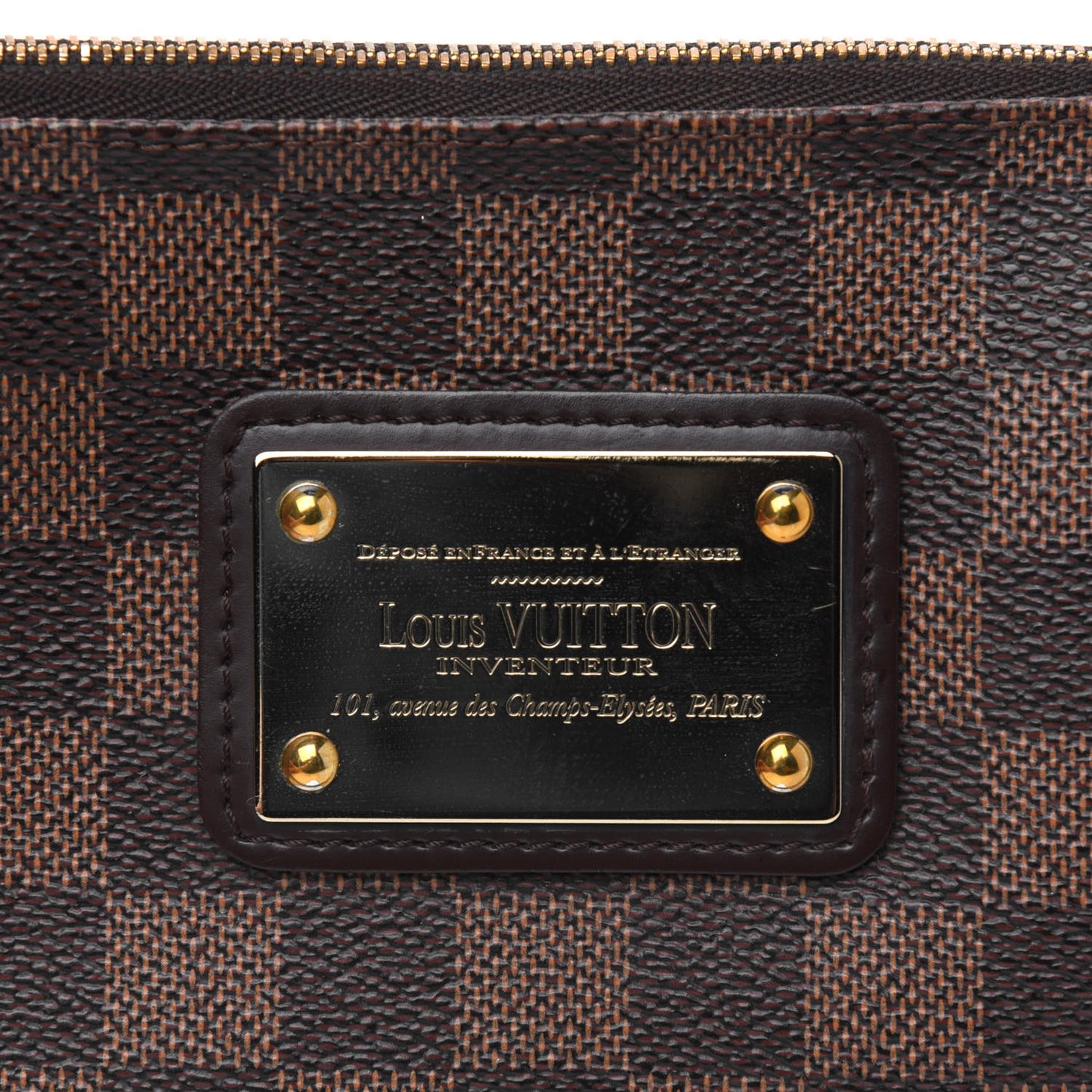 Damier Ebene Eva Clutch