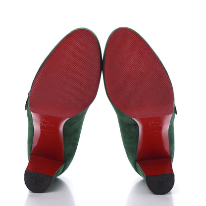 Christian Louboutin Veau Velours FY Alta 85 Pumps 39.5 Jungle 5 of 7