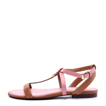 Louis Vuitton Calfskin Farenheit Flat Sandals 36 Pink 1 of 12