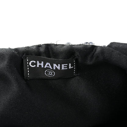 Chanel Satin Sequin Mini Tote Blue 6 of 10