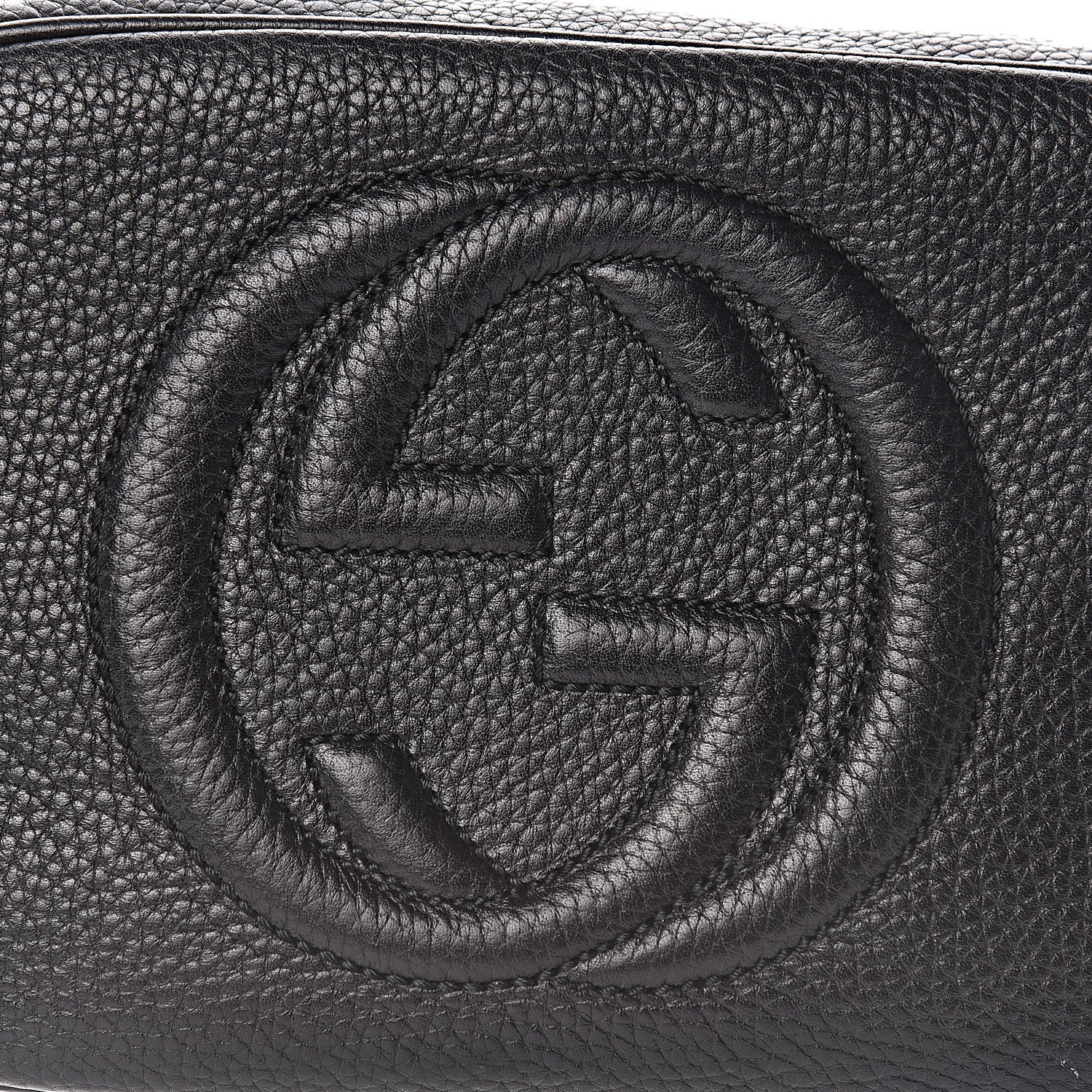 Gucci Pebbled Calfskin Small Soho Disco Bag Black 13 of 13