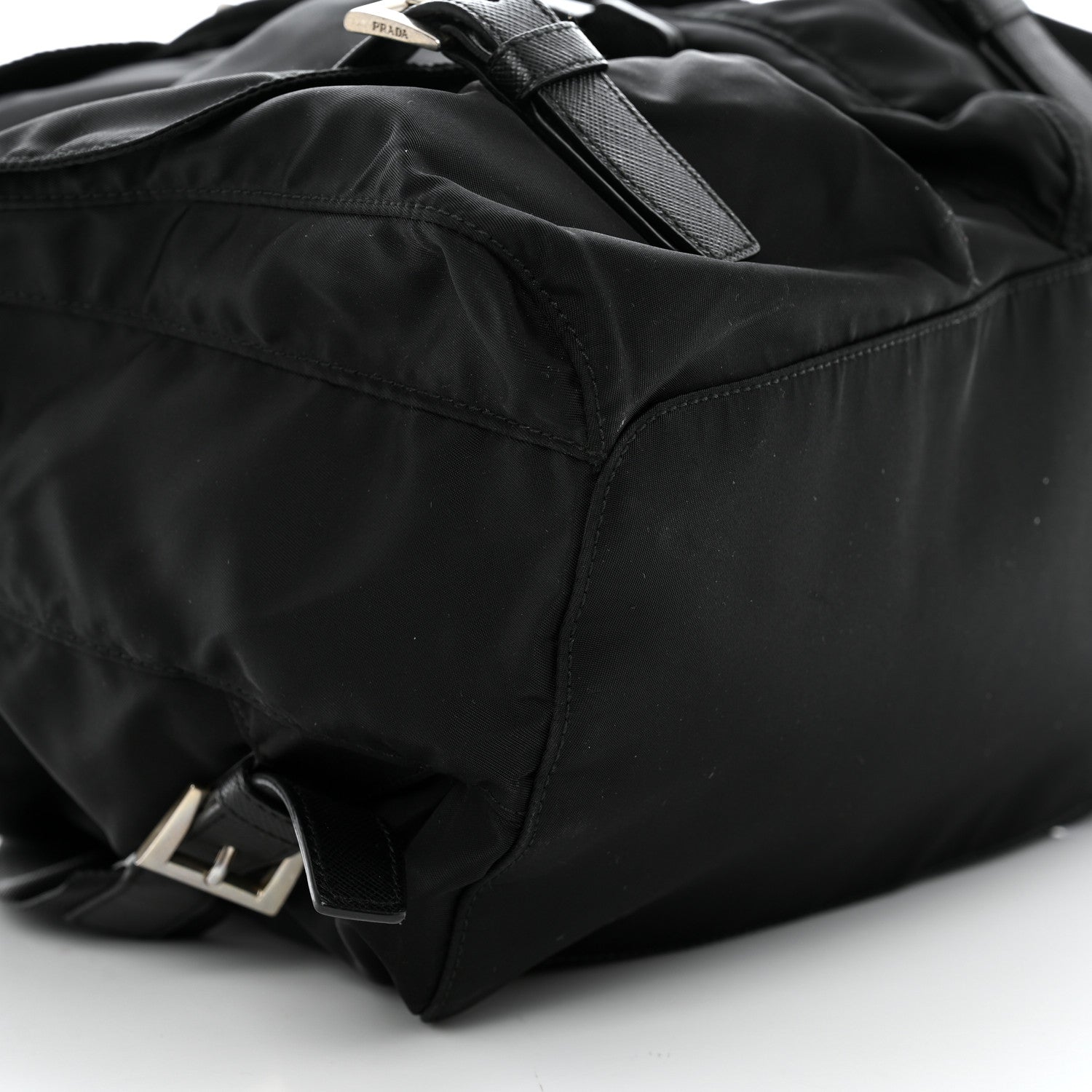 Prada Nylon Vela Medium Backpack Black 8 of 9