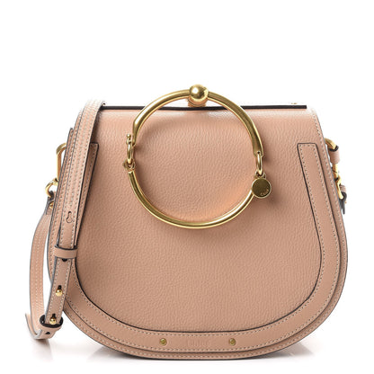Chloe Calfskin Suede Medium Nile Bracelet Bag Biscotti Beige 1 of 7