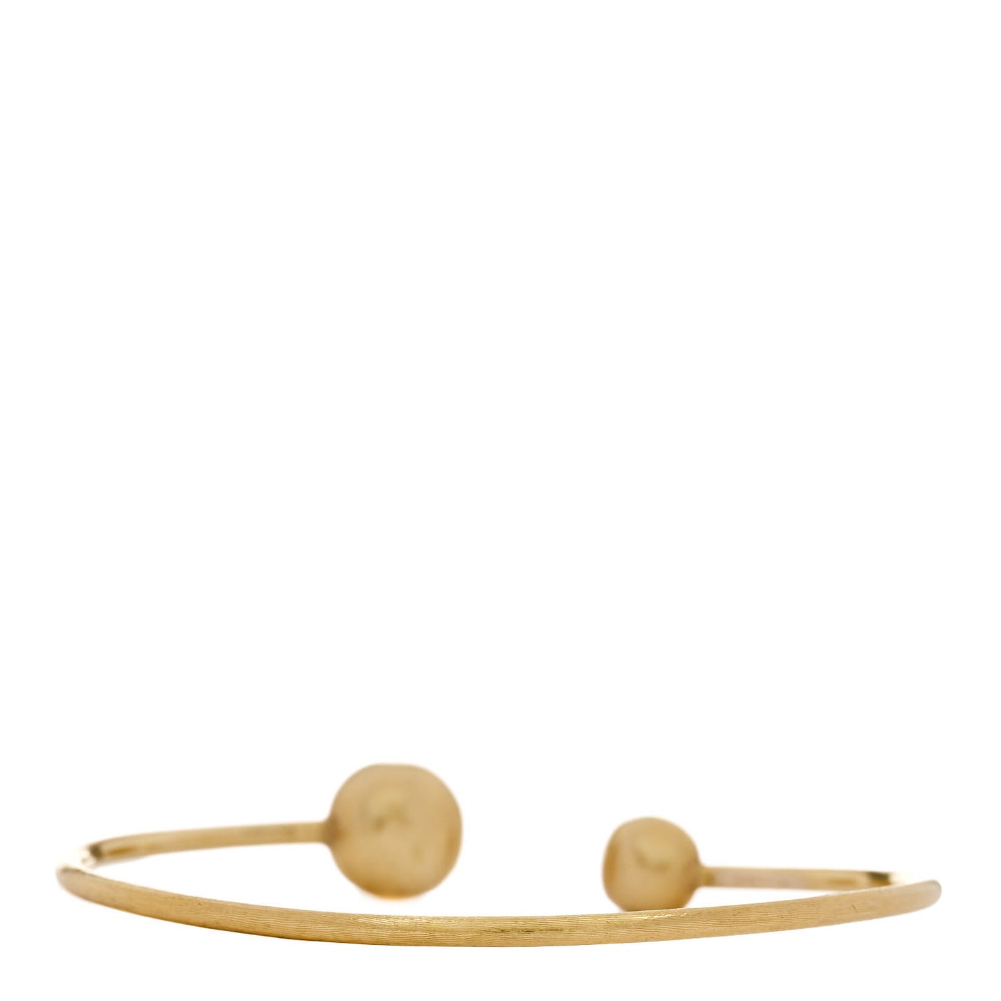 18K Yellow Gold Africa Flexible Cuff Bracelet