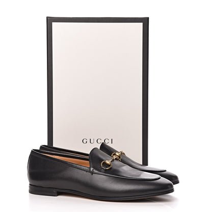 Gucci Calfskin Womens Jordaan Loafers 39 Black 9 of 9
