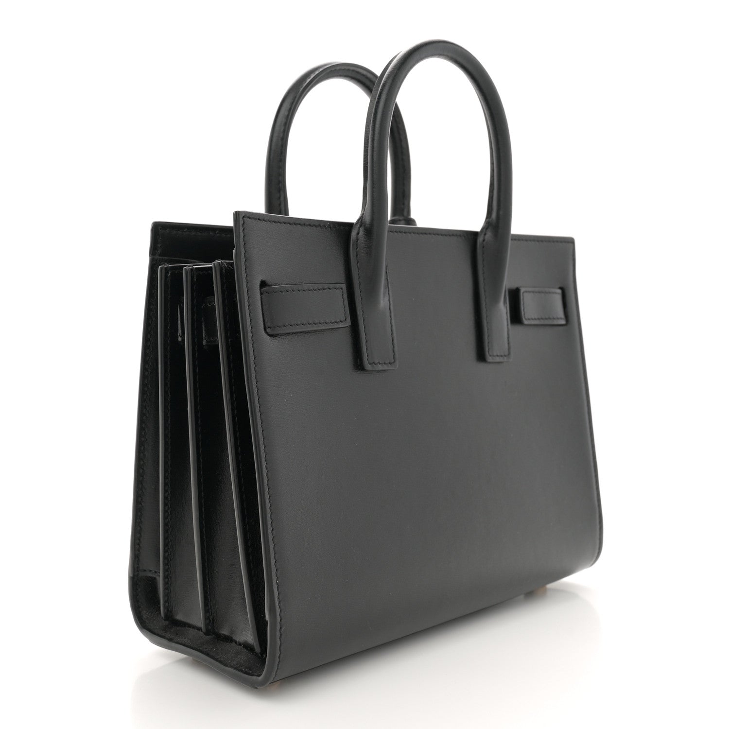 Saint Laurent Calfskin Nano Sac De Jour Black 3 of 11