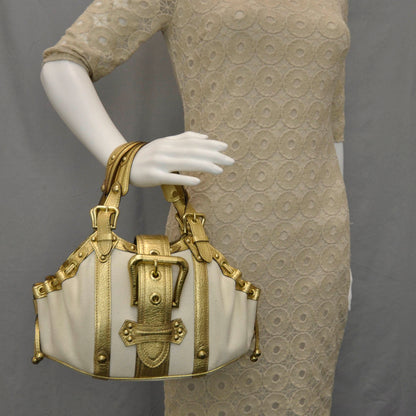 Louis Vuitton Antigua Theda GM Gold White 2 of 6