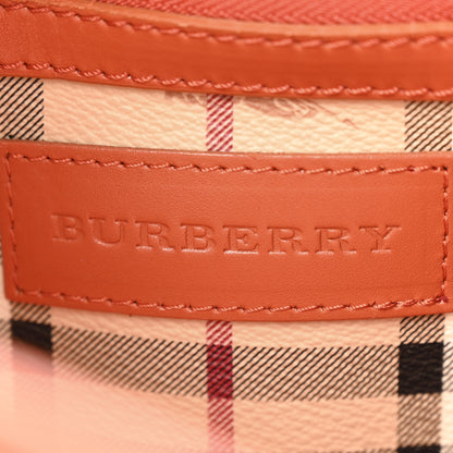 Burberry Haymarket Check Small Canterbury Tote Tangerine 6 of 13