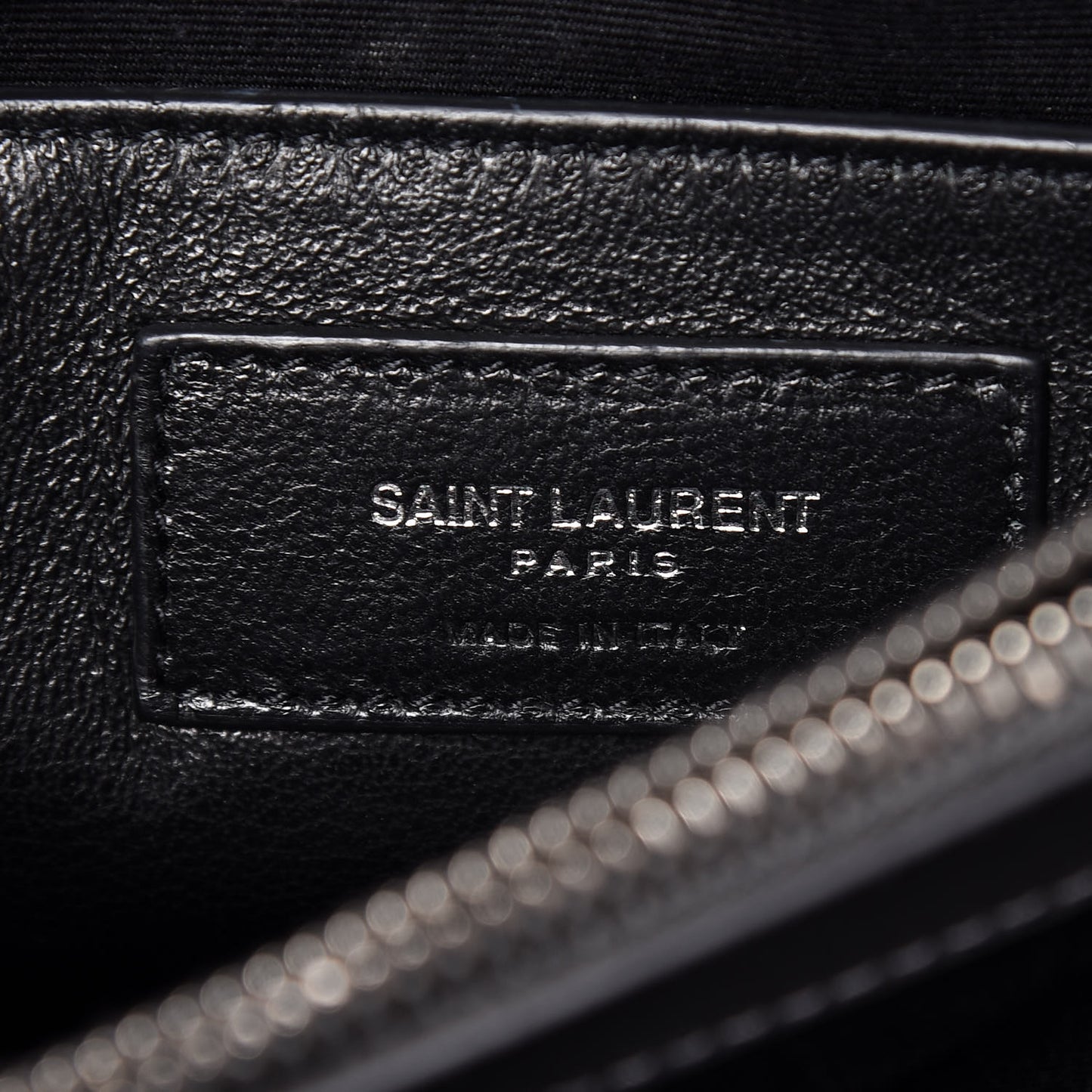 Calfskin Y Quilted Monogram Small Loulou Chain Satchel Asphalt
