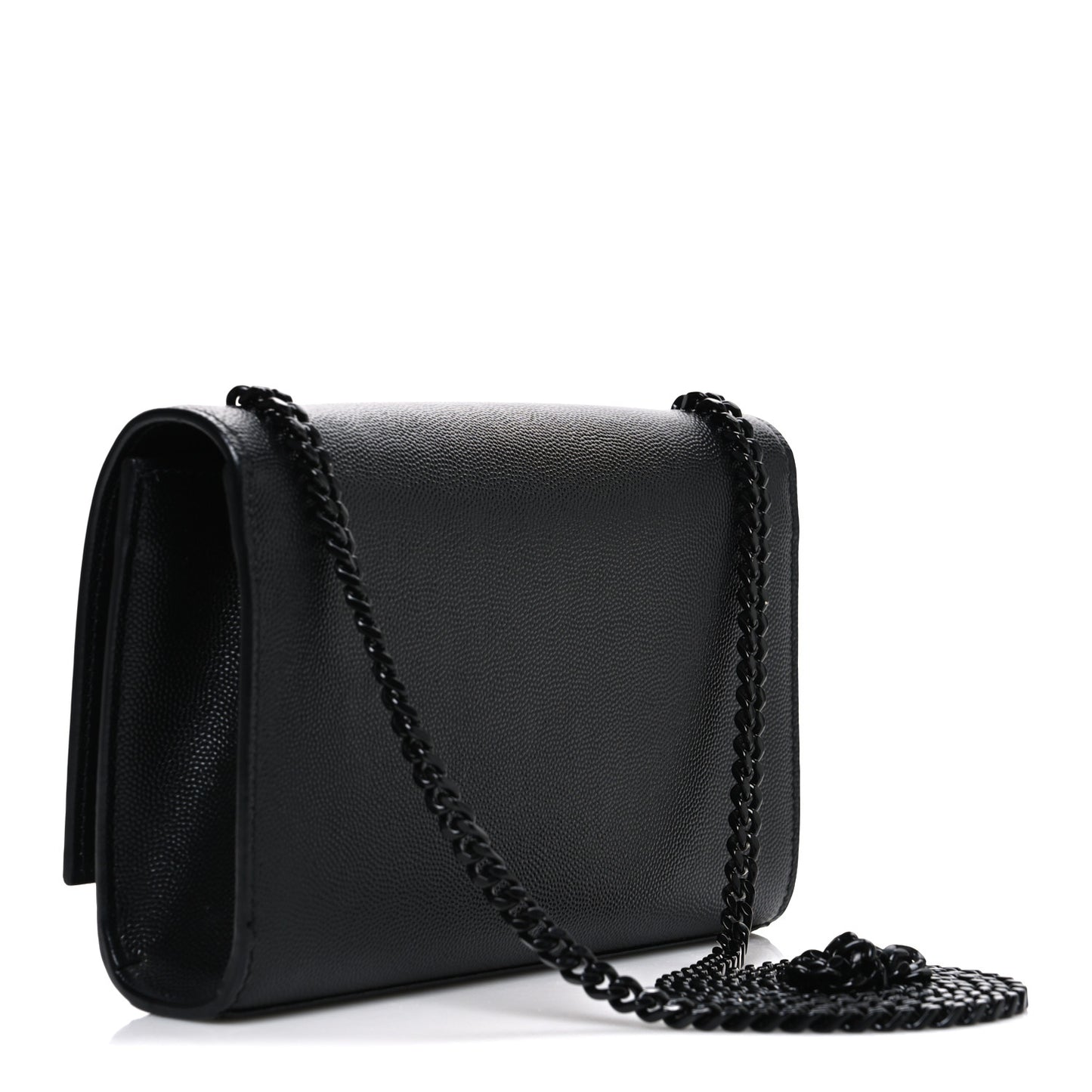 Grain De Poudre Small Monogram Monochrome Kate Satchel Black