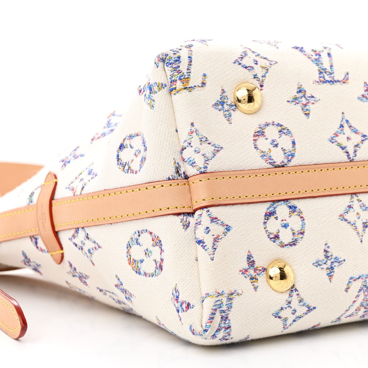 Louis Vuitton Monogram Jacquard CarryAll PM Multicolor Beige 11 of 16