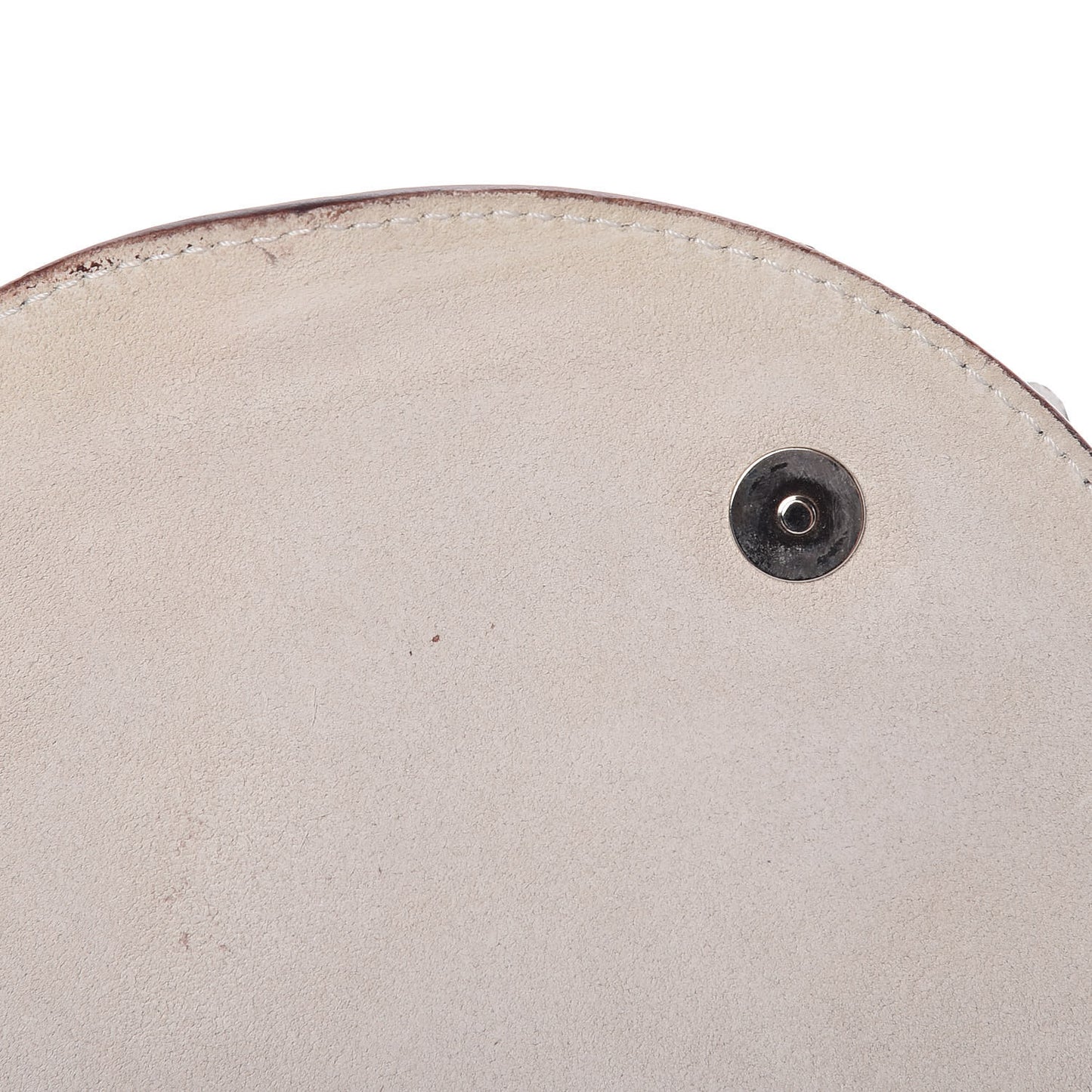 Calfskin Saddle Bag White