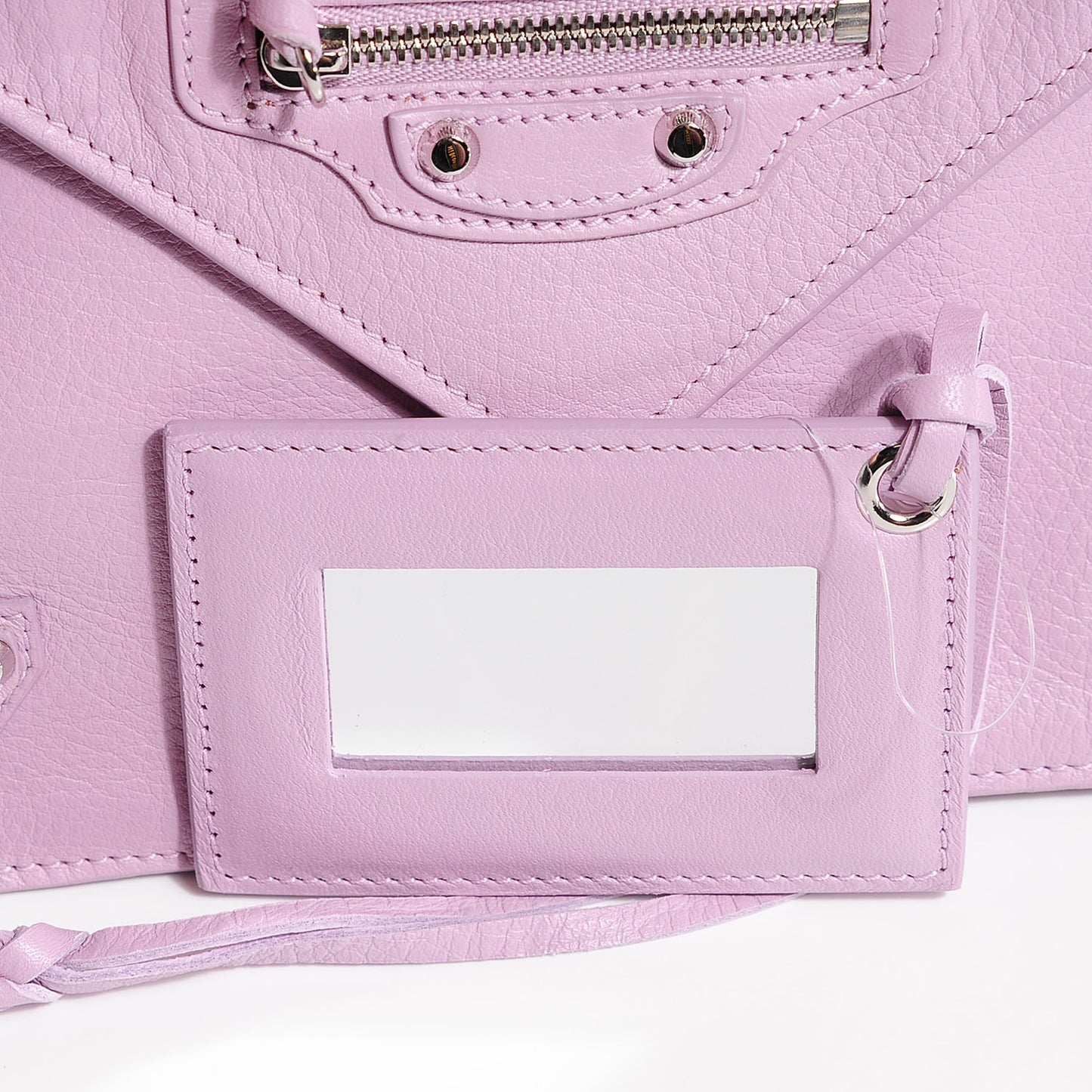 Veau Papier Mini Triple Crossbody Rose Orchidee