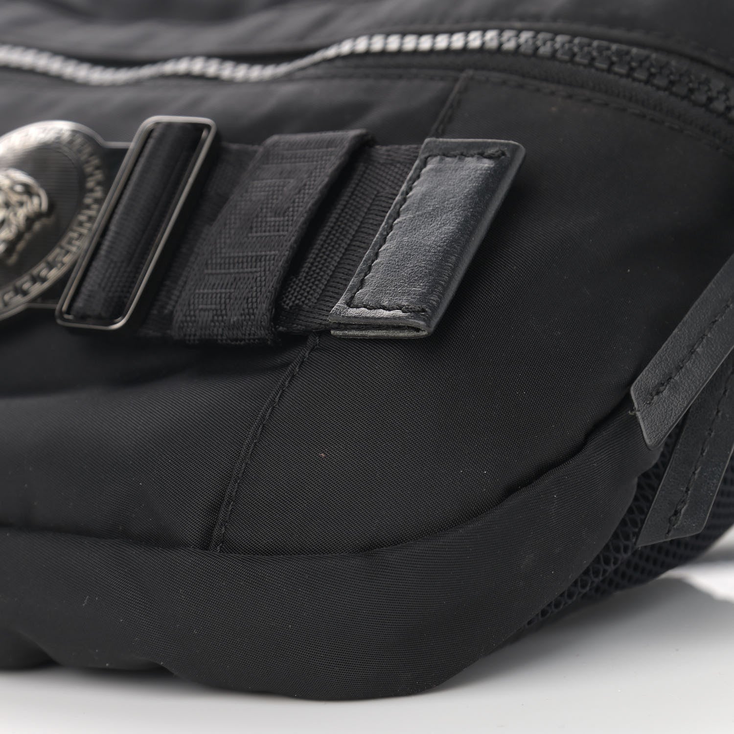 Versace Nylon Palazzo Medusa Belt Bag Black 10 of 13