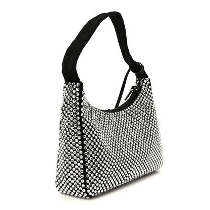 Prada Satin Crystal Mini Re-Edition 2000 Bag Cristal 3 of 11