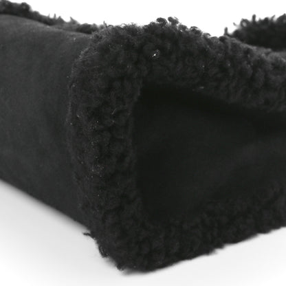 Telfar X UGG Suede Shearling Small Shopping Bag Black 8 of 9